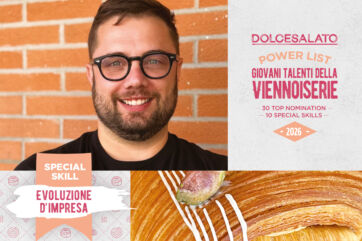 Andrea Garani, esperto in evoluzione d'impresa, nella Power List Dolcesalato dei giovani talenti della viennoiserie 2026.
