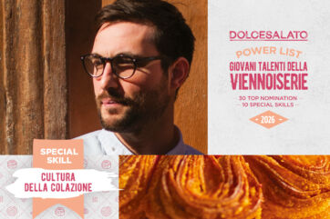 Vincenzo Digifico, esperto in cultura della colazione, nella Power List Dolcesalato dei giovani talenti della viennoiserie.