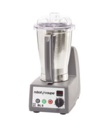 Frullatore professionale Robot Coupe BL5 da cucina con caraffa in acciaio inox, coperchio trasparente e pannello comandi.