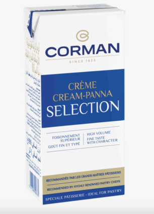 Confezione panna Corman Selection ideale per croissant Dulcis in Salis e ricette di pasticceria