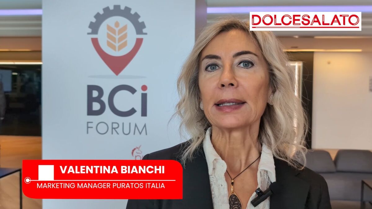 Valentina Bianchi, Marketing Manager di Puratos Italia, al Bci Forum per parlare del futuro della panificazione