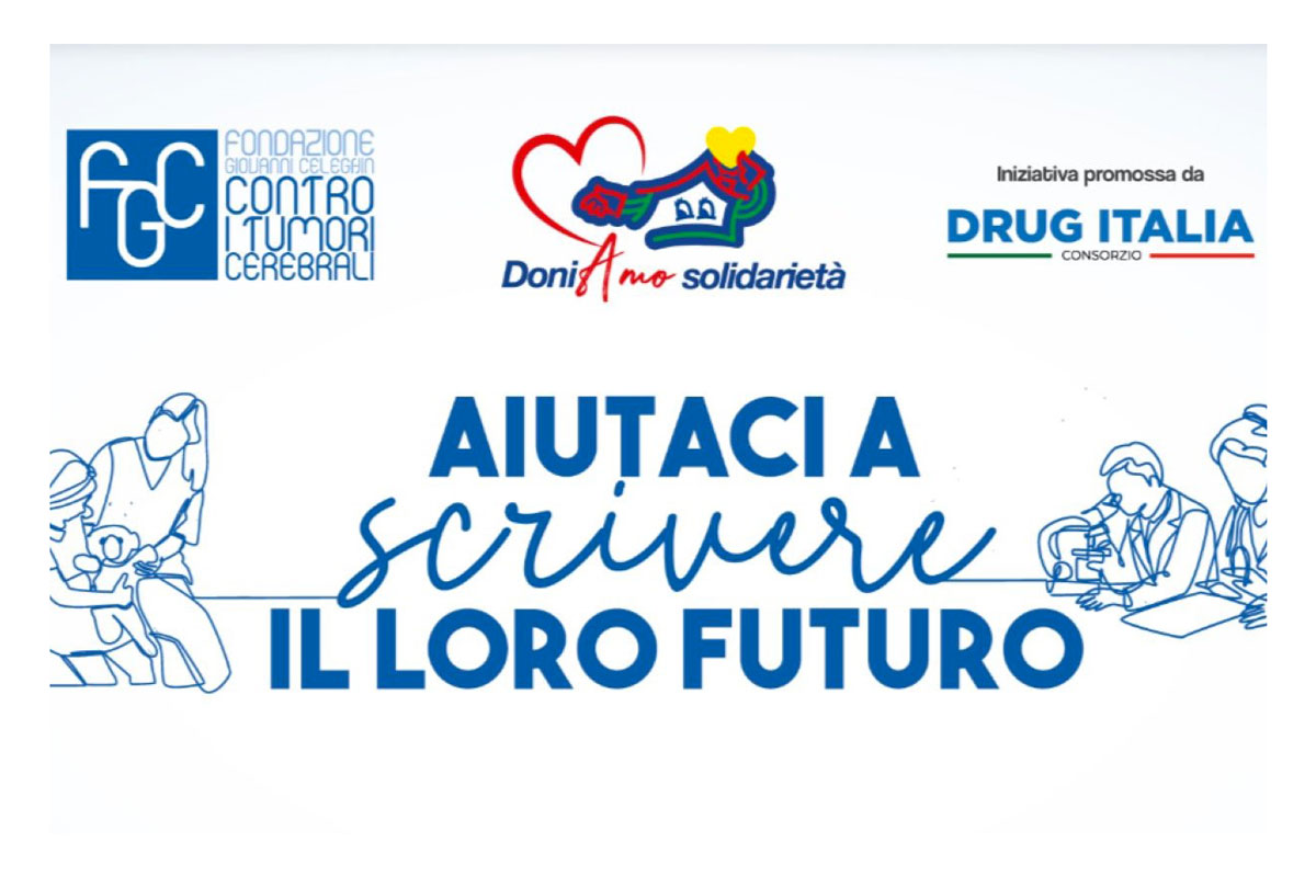 Drug Italia e Fondazione Celeghin insieme per la ricerca sui tumori cerebrali pediatrici