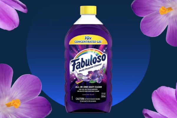 Fabuloso 10x concentrato: detergente multiuso con profumo di lavanda.