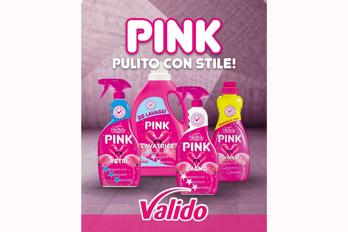In.Chi.Pla. Pink Valido: linea completa di detergenti rosa per la pulizia della casa. Scopri i prodotti!