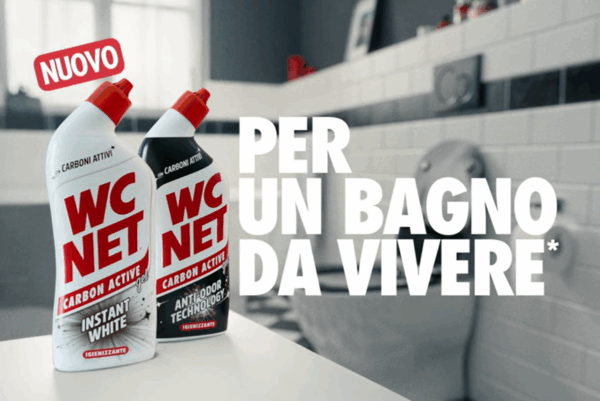WC Net Carbon Active, detersivo bagno. Bagno da vivere, pulizia e igiene.