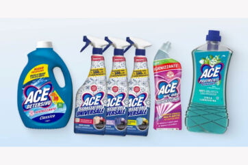 Prodotti Ace: detersivo, sgrassatore universale, WC gel candeggina, pavimenti. Igiene e pulizia casa.