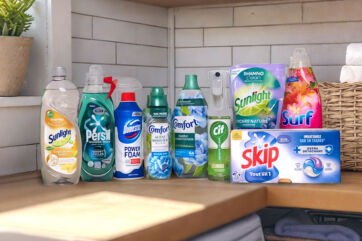 Prodotti Unilever per la casa: detersivi, detergenti, ammorbidenti (Comfort, Cif, Domestos, Sunlight, Surf, Skip, Persil). Home care Unilever.