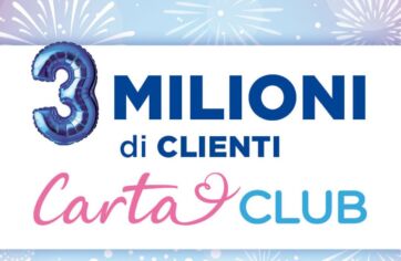 Acqua&Sapone Carta Club: 3 milioni di clienti! Offerte esclusive e vantaggi per i membri del club.