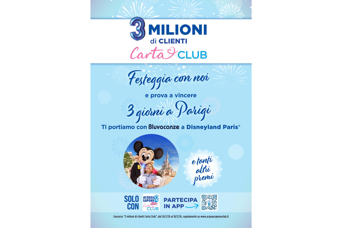 Acqua & Sapone Carta Club: concorso per vincere 3 giorni a Parigi. Festeggia con noi! #AcquaSapone #CartaClub