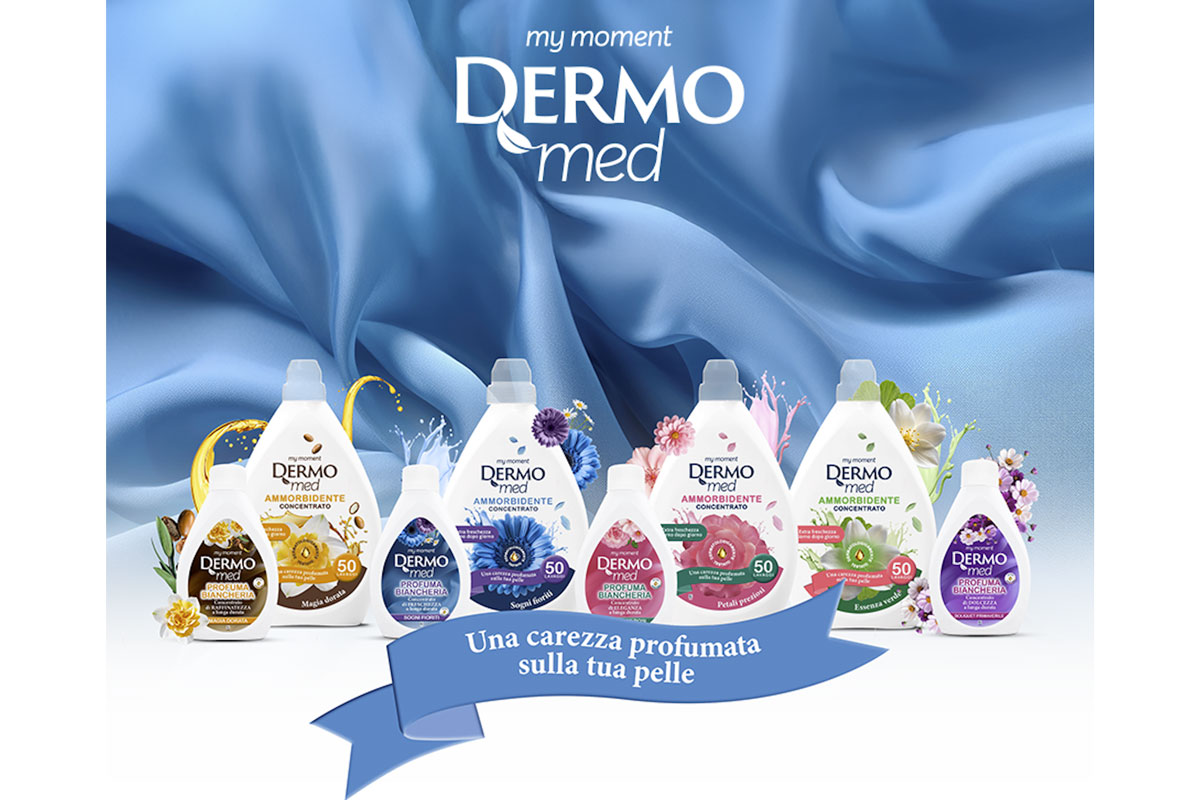 Dermomed ammorbidenti concentrati: profumi per bucato e cura della casa. Scopri le fragranze! #Dermomed #ammorbidente