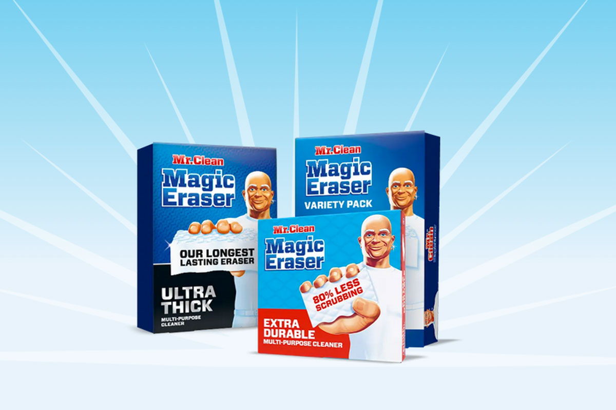 Mastro Lindo Magic Eraser. Prodotti P&G per la pulizia della casa.