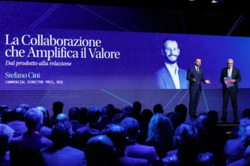 Stefano Cini (NIQ) al Linkontro NielsenIQ: Largo consumo e assortimento. Evento con pubblico.