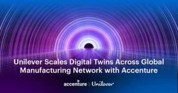 Collaborazione tra Unilever e Accenture per l'implementazione di digital twin e AI nell'industria manifatturiera globale.