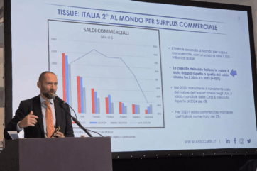 Pasquini di Assocarta presenta dati sul tissue: Italia 2° al mondo per surplus commerciale, export e costi