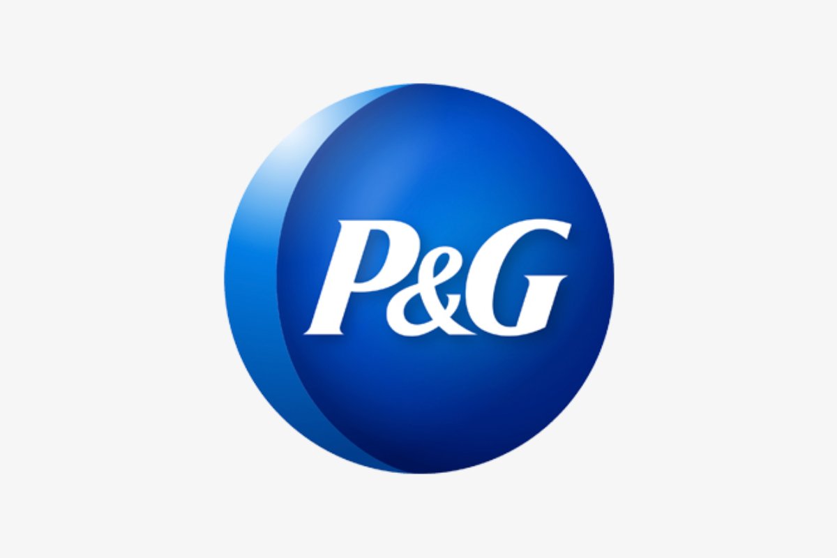 Logo Procter & Gamble (P&G). Cosmetici e prodotti per la cura personale.