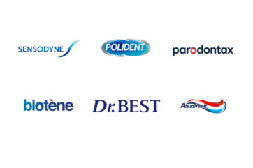 Loghi Haleon: Sensodyne, Polident, Parodontax, Biotène, Dr.BEST, Aquafresh. Igiene orale e dentifrici.