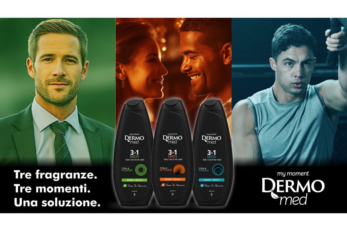 Italchimica lancia il nuovo Dermomed MEN 3-in-1