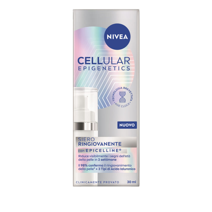NIVEA Cellular Epigenetics Siero Ringiovanente: trattamento anti-età per la cura della pelle.