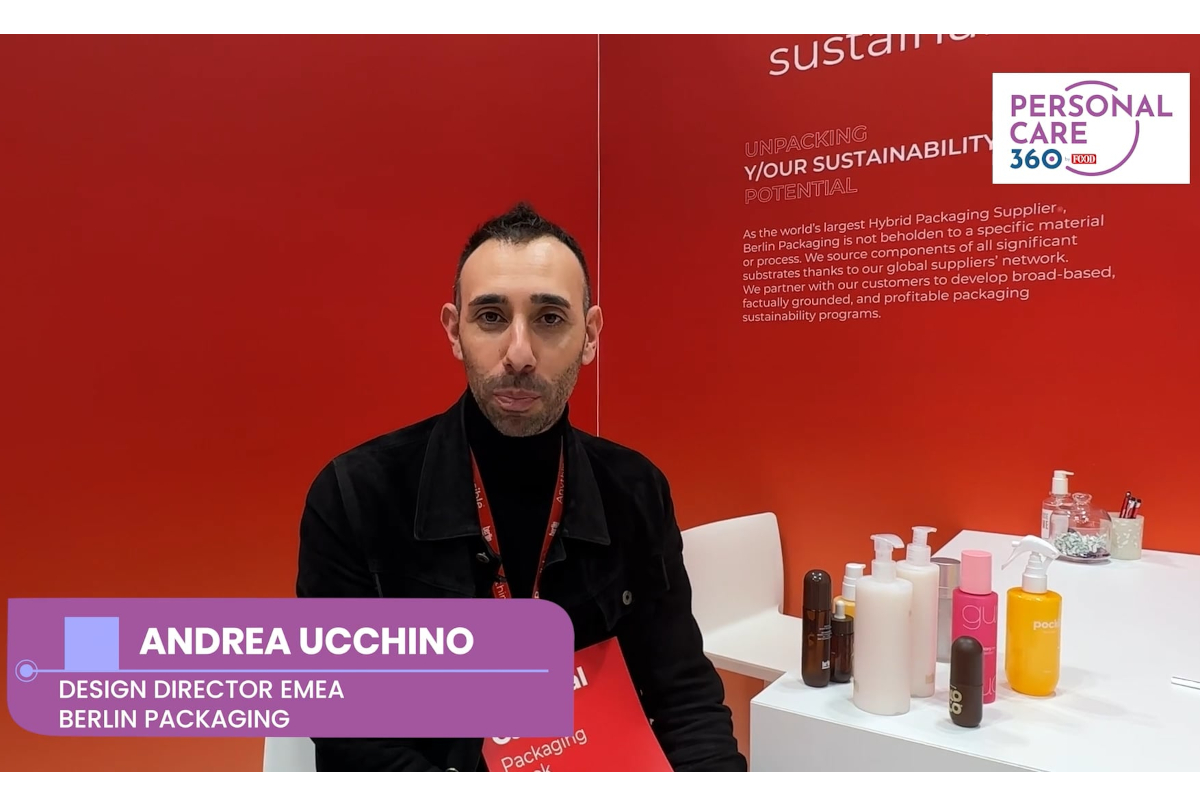 Andrea Ucchino, Berlin Packaging a Cosmoprof 2026. Packaging sostenibile e personalizzato.