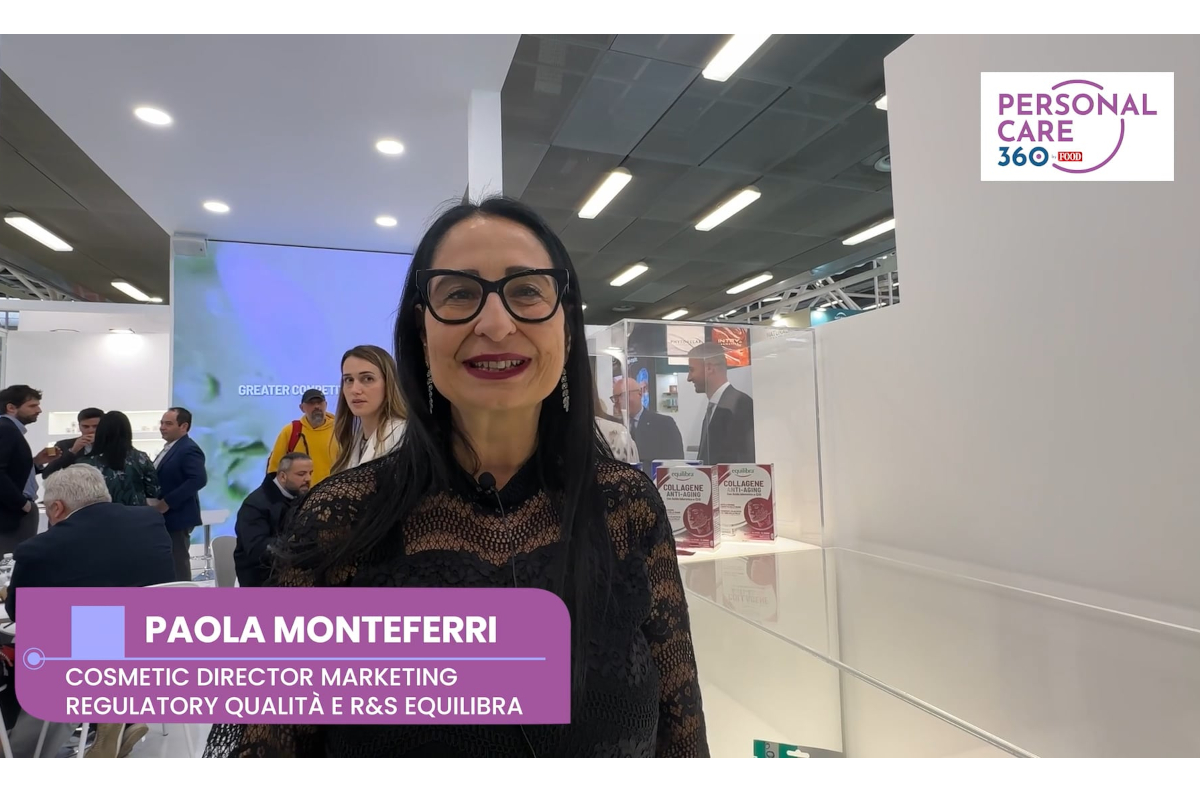 Paola Monteferri, Equilibra a Cosmoprof 2026. Evoluzione skincare, prodotti collagene anti-age.