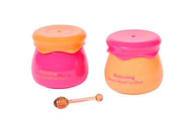 Vasetti rosa e arancio Action lip mask idratante con applicatore, assortimento beauty
