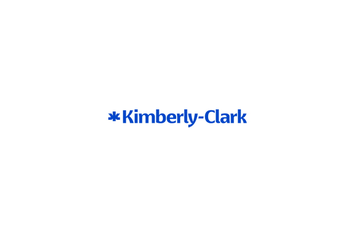 Logo blu Kimberly-Clark su sfondo bianco: via libera UE all'acquisizione di Kenvue